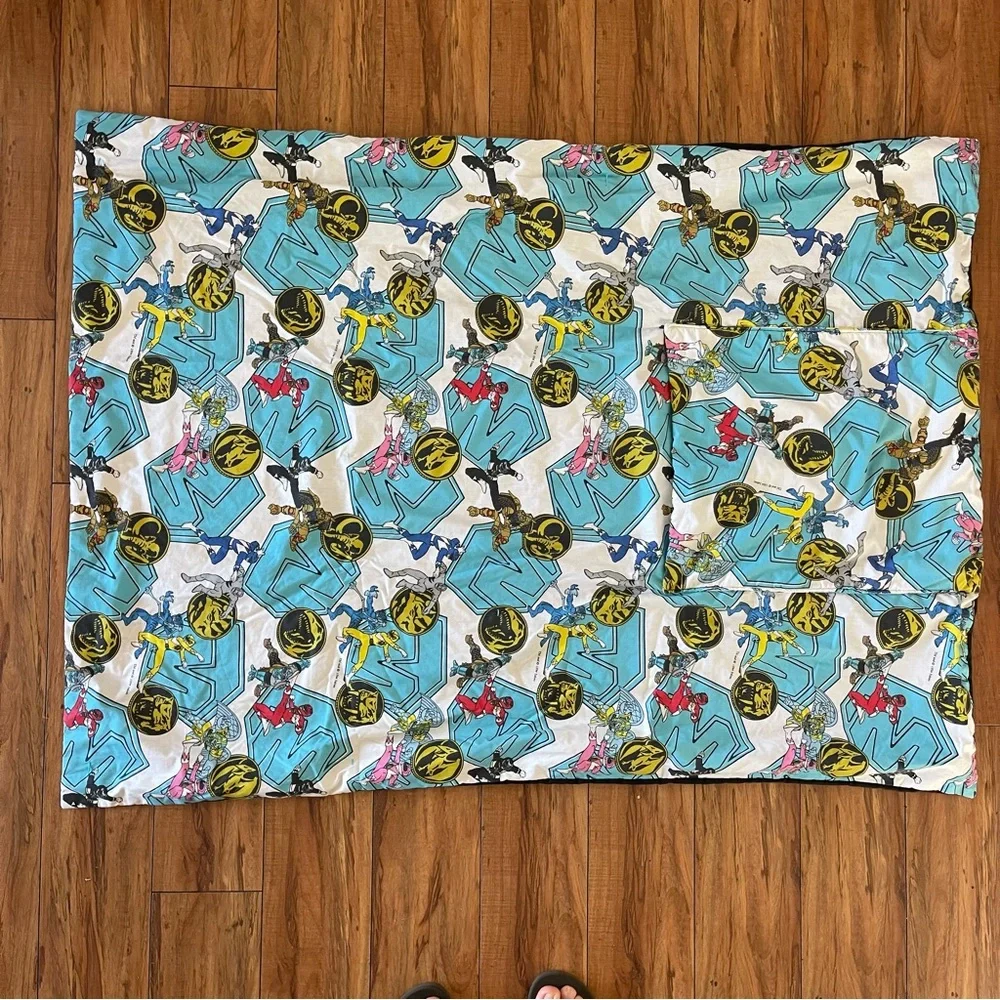 Power Rangers Bedding Set - Blue and Yellow